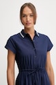 United Colors of Benetton rochie din bumbac bleumarin 49WNDV0BV