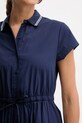 Хлопковое платье United Colors of Benetton 49WNDV0BV тёмно-синий