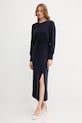 OUI rochie din lână 94484 bleumarin AW25