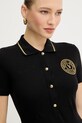 Versace Jeans Couture sukienka bawełniana czarny 79HAOT01.CJ01T