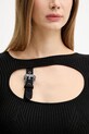 Šaty Versace Jeans Couture 79HAOM01.CMH23 černá