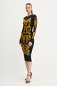 Versace Jeans Couture rochie 79HAO9P0.JS524 negru AW25