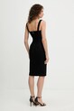 Šaty Versace Jeans Couture 79HAO94M.DT037 černá AW25