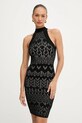 Marciano Guess sukienka BILLIE wzorzyste czarny 5YGK19.5877Z