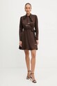 Marciano Guess sukienka ALANIS 5YGK28.7350A brązowy AW25