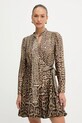 Marciano Guess sukienka ALANIS casual brązowy 5YGK28.7298A