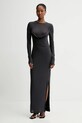 Nanushka sukienka wełniana casual szary NW25PFDR10792