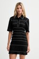 Nanushka sukienka casual czarny NW25PFDR09999