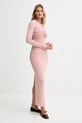 Nanushka sukienka NW25PFDR07931 różowy AW25