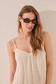 women'secret sukienka plażowa 5549943 beżowy AW25