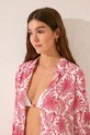 Odzież women'secret sukienka plażowa 4929179 bordowy