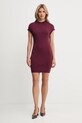 Obleka Armani Exchange XW000764.AF10352 bordo AW25