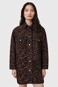 Бавовняна сукня AllSaints FAYE W007DD коричневий AW25