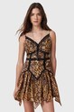 AllSaints rochie ZIA mini portocaliu W095DC