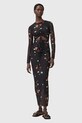 AllSaints rochie KATHY negru W233DC