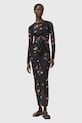 AllSaints rochie KATHY negru W233DC