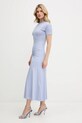 Victoria Beckham sukienka 1325JDR006476A niebieski AW25