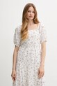 Bavlněné šaty Pepe Jeans bílá PL953759