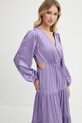 Pepe Jeans sukienka fioletowy PL953760
