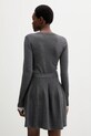 Odzież Blugirl Blumarine sukienka wełniana RF5231.MA82O szary