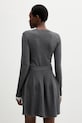 Odzież Blugirl Blumarine sukienka wełniana RF5231.MA82O szary