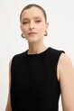 Patou sukienka wełniana czarny DR2060232