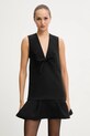 MSGM sukienka z elastanem czarny 3941MDA06.257608