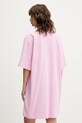 Odzież MSGM sukienka bawełniana 3941MDA510.257798 różowy