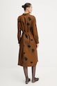 MM sukienka jedwabna JADI 2526226017600 brązowy AW25
