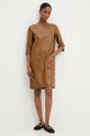 MM sukienka DIONIGI 2526626087600 brązowy AW25