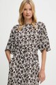 Weekend Max Mara rochie de matase VARESE maro 2525226051600