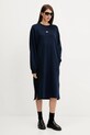 Tommy Jeans sukienka bawełniana DW0DW21484 granatowy AW25