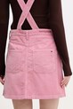 Tommy Jeans sukienka sztruksowa DW0DW21494 różowy