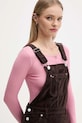 Вельветова сукня Tommy Jeans коричневий DW0DW21494