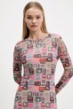 Tommy Jeans sukienka różowy DW0DW21511