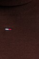 Tommy Jeans sukienka bawełniana DW0DW21958 brązowy