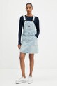 Tommy Jeans sukienka jeansowa DW0DW22149 niebieski AW25