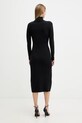 Odzież Weekend Max Mara sukienka z dodatkiem wełny OCROMA 2525326022600 czarny