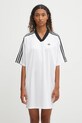 Šaty adidas Originals Jacquard Dress mini bílá KB8153