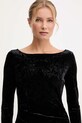 Patrizia Pepe rochie de catifea negru 2A2979.J343