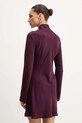 Îmbrăcăminte Patrizia Pepe rochie 2A2980.A655 burgundia