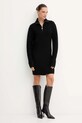 Patrizia Pepe rochie cu lână 2A2985.K9O3A negru AW25