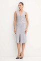 Patrizia Pepe rochie 2A3001.A498 gri AW25