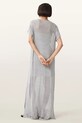 AllSaints sukienka THEA W236DC srebrny