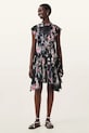 Haljina AllSaints FLEUR kratki crna W370DC