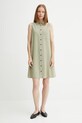 Marc O'Polo sukienka 506097521205 zielony AW25