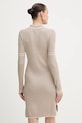 Odzież Liu Jo sukienka TF5028.MS49I beżowy
