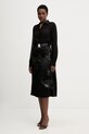 Ermanno Firenze sukienka 57TQ009EL0CC czarny AW25