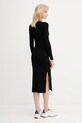 Lacoste sukienka EF4175 czarny AW25
