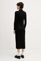 Odzież Lacoste sukienka bawełniana EF5297 czarny